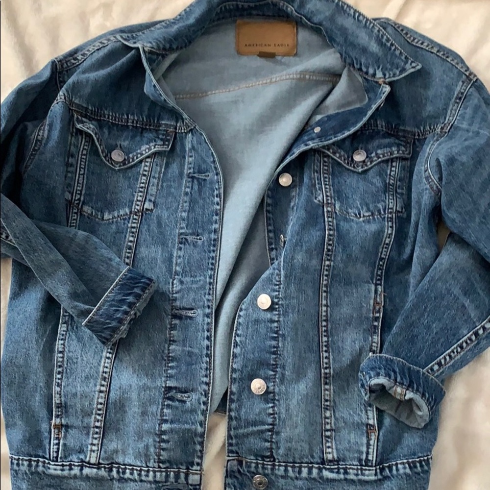 Oversized denim jacket